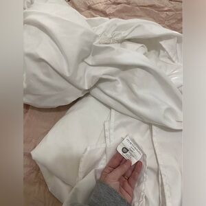 Mellanni White Microfiber Twin Bed Sheet Set